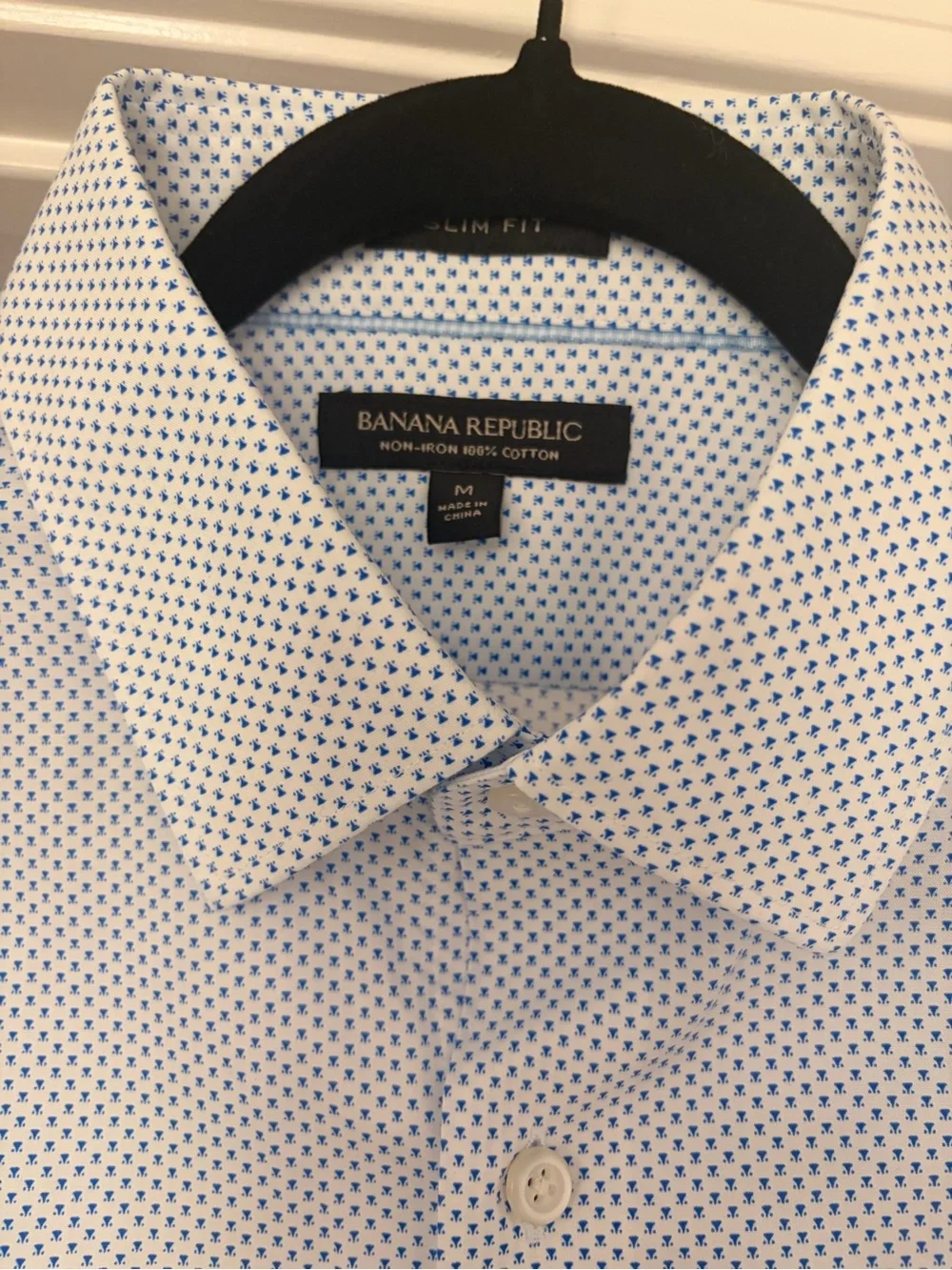 Banana Republic Light Blue Slim Fit Dress Shirt